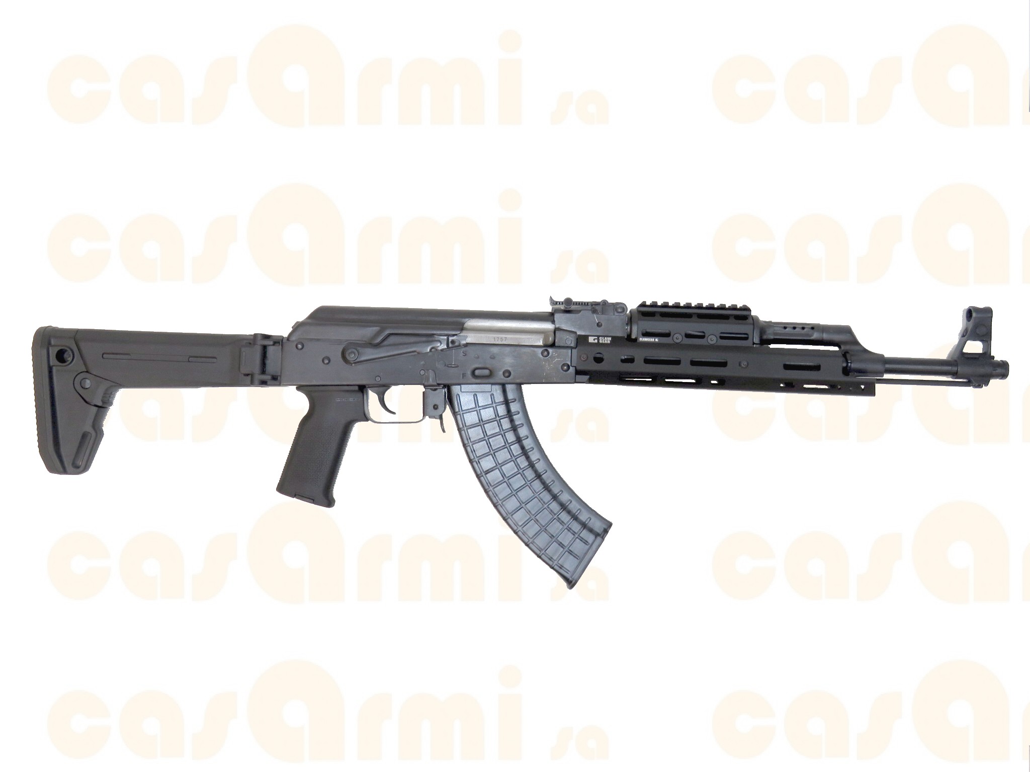 Nedi Mod. AK-47 Custom con paramano M-Lok e calcio MagPull 7.62x39